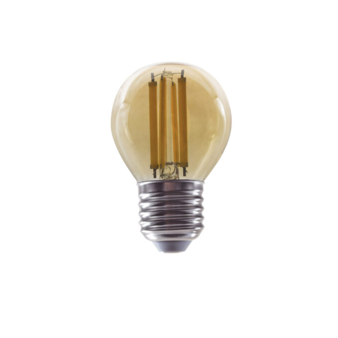 LED lemputė amber E27/6W/2700K