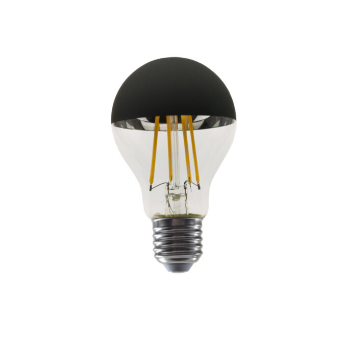 Dekoratyvinė black LED lemputė E27/8W/2700