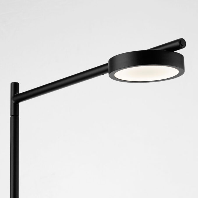Pastatomas šviestuvas IGRAM Lamp + Table, juodas