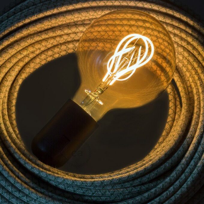 Dekoratyvi LED lemputė Curved Double Loop