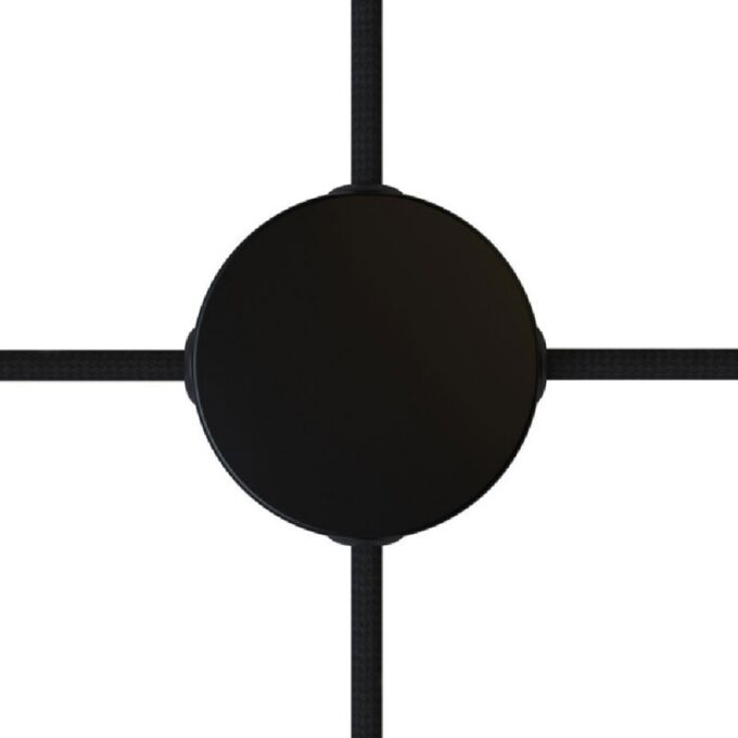 Lubų dangtelis juodas, ø8.3, jungties dėžutė