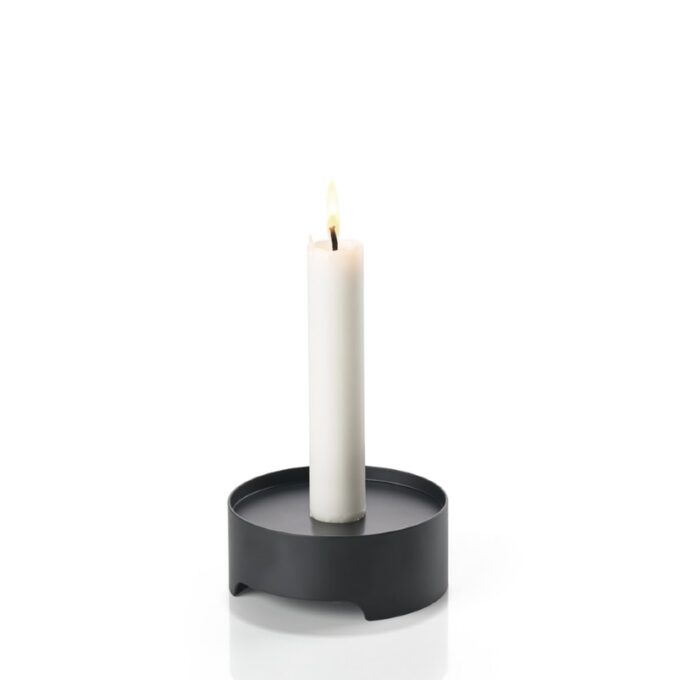 Žvakidė SINGLES juoda, ø9 cm