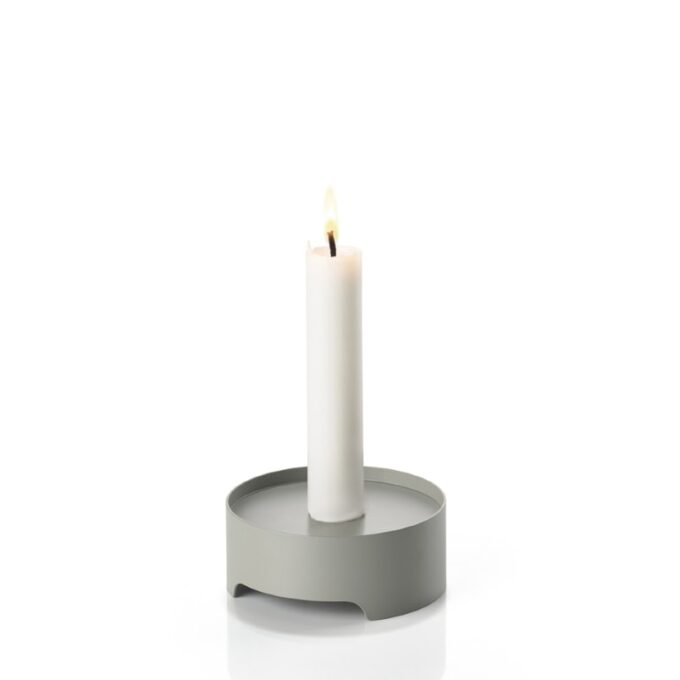 Žvakidė SINGLES pilka, ø9 cm