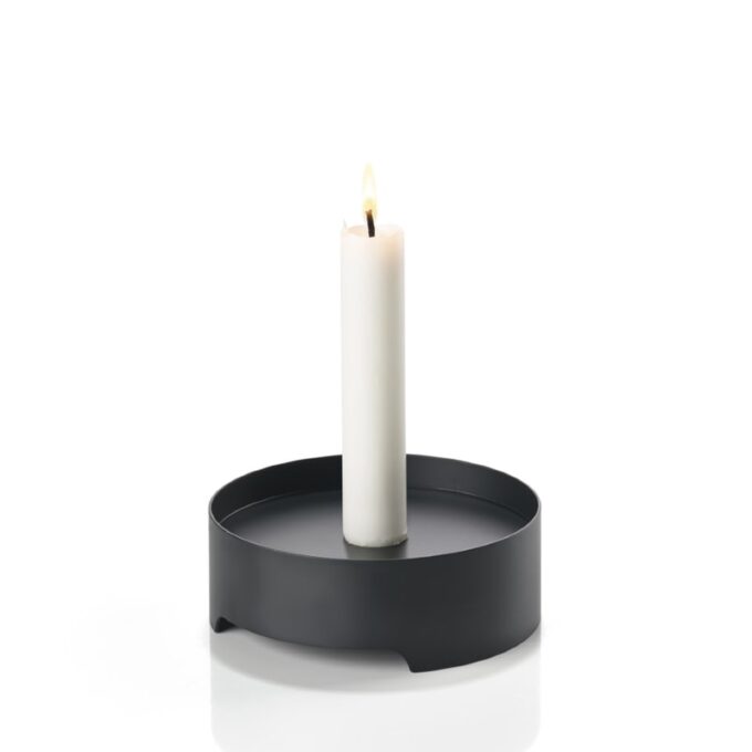 Žvakidė SINGLES juoda, ø12 cm