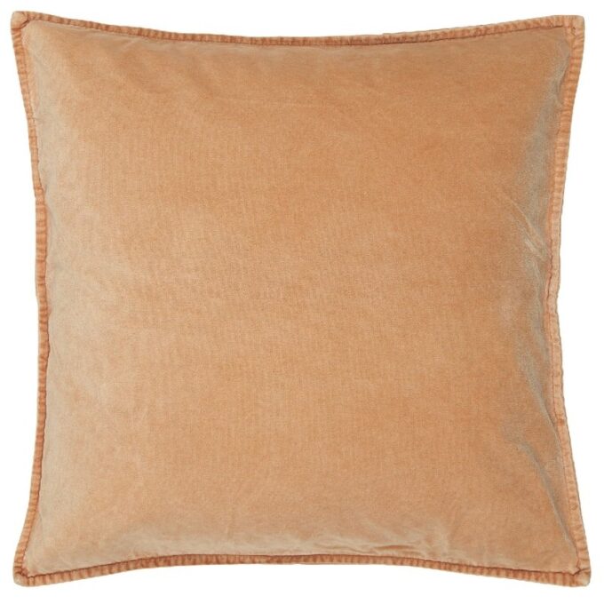 Oranžinio aksomo pagalvėlės užvalkalas