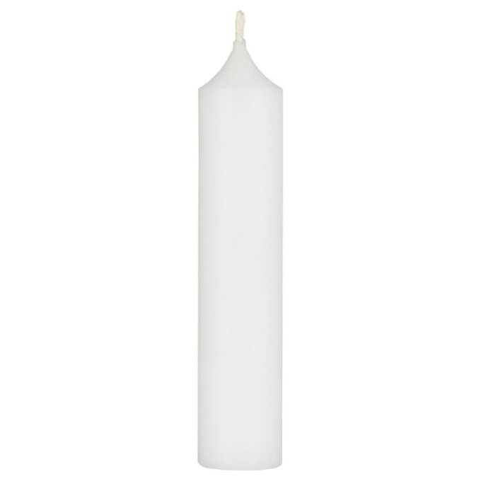 Žvakė Rustic balta