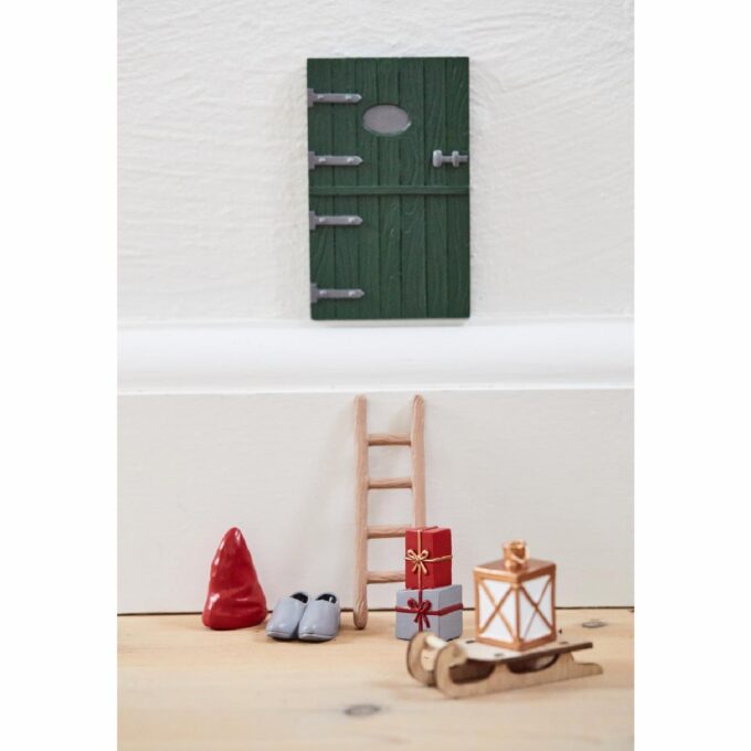 Kalėdinės dekoracijos rinkinys Elfo durys