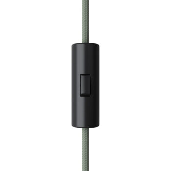 Cilindrinis jungiklis L7,25 cm juodas