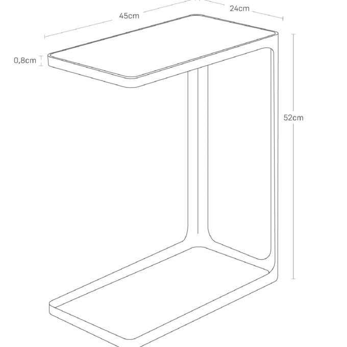 Staliukas Frame baltas