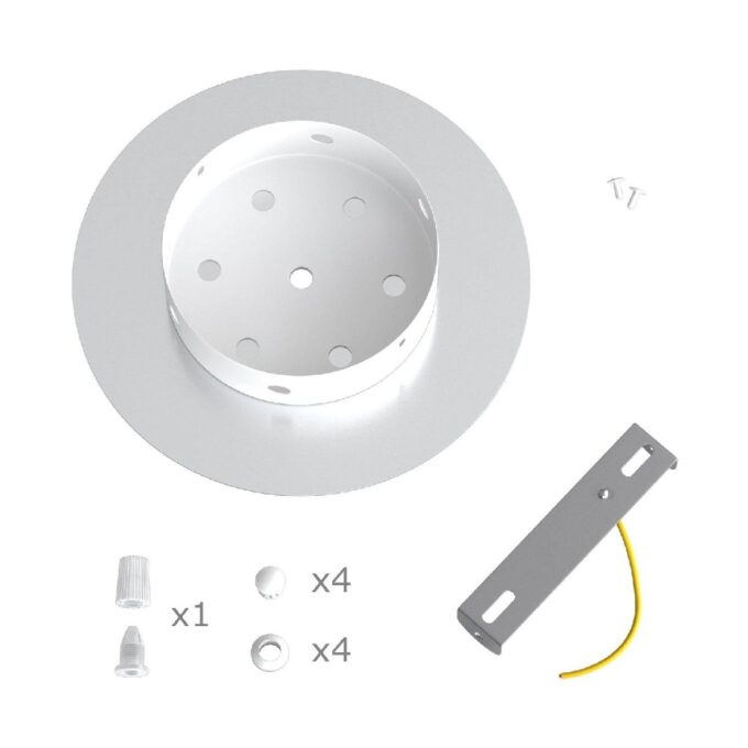 Lubų dangtelis XL metalinis, ø20 cm, 1 anga