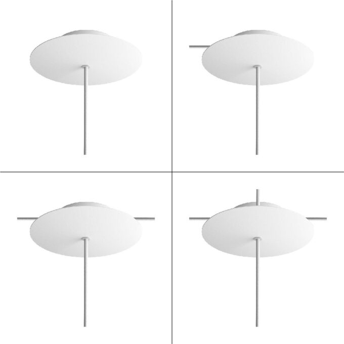 Lubų dangtelis XL metalinis, ø20 cm, 1 anga