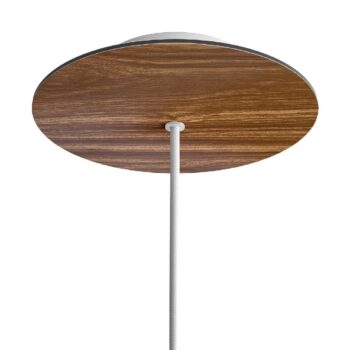 Lubų dangtelis XL metalinis, ø20 cm, medienos, 1 anga