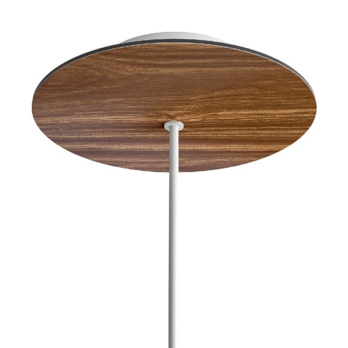 Lubų dangtelis XL metalinis, ø20 cm, medienos, 1 anga