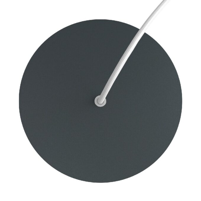 Lubų dangtelis XL metalinis, ø20 cm, pilka Anthracite,1 anga
