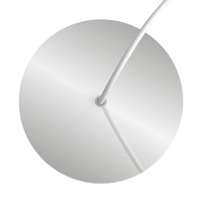 Lubų dangtelis XL metalinis, ø20 cm, pilkas Mirror, 1 anga