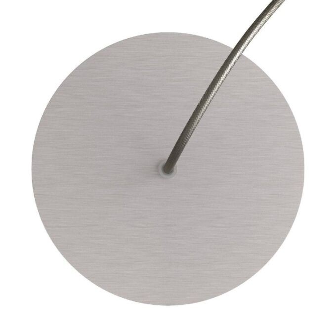Lubų dangtelis XL metalinis, ø20 cm, pilkas Satin Steel, 1 anga