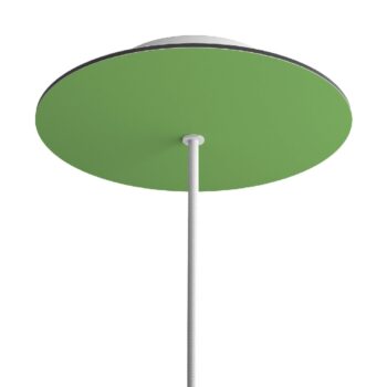 Lubų dangtelis XL metalinis, ø20 cm, švieiai žalias 1 anga