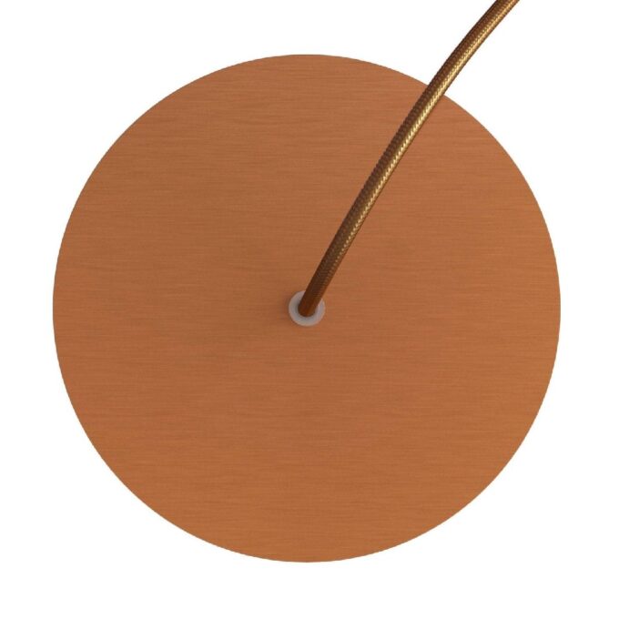 Lubų dangtelis XL metalinis, ø20 cm, vario Satin Copper, 1 anga