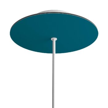 Lubų dangtelis XL metalinis, ø20 cm, žaliai mėlynas Petrol, 1 anga