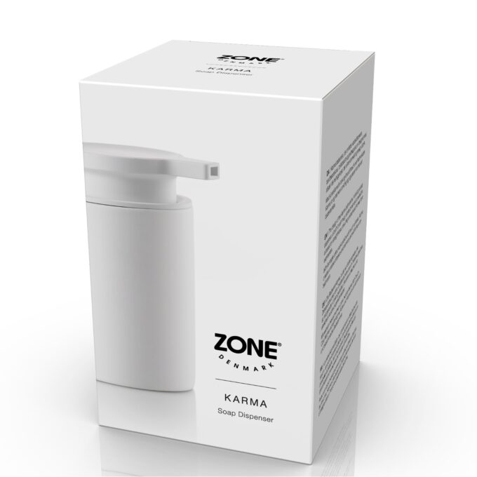 Muilo dozatorius KARMA baltas, 250 ml
