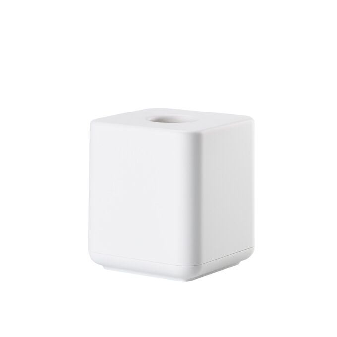 Dėžutė servetėlėms UME balta, 13 × 13 cm – be servetėlės