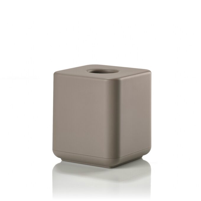 Dėžutė servetėlėms UME pilkai ruda, 13 × 13 cm – be servetėlės