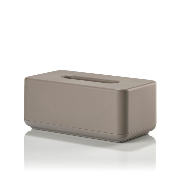 Dėžutė servetėlėms UME pilkai ruda, 25 × 14 cm – be servetėlės