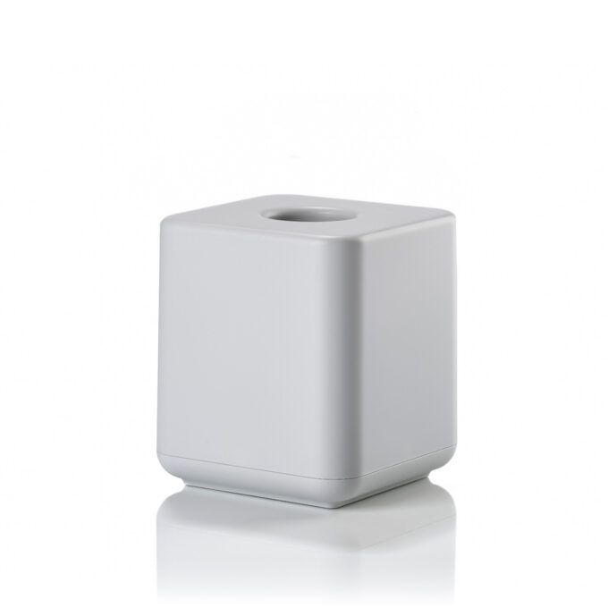Dėžutė servetėlėms UME šviesiai pilka, 13 × 13 cm – be servetėlės