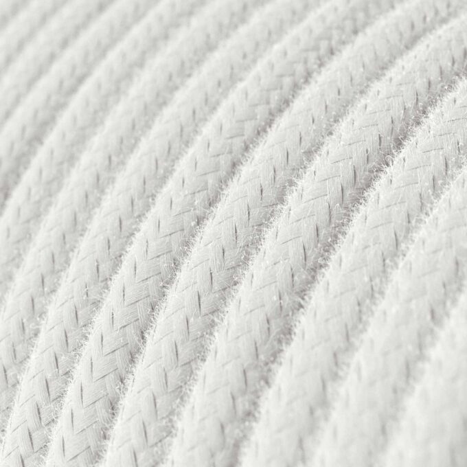 Tekstilinis laidas 2x0,75 baltas matinis produktas
