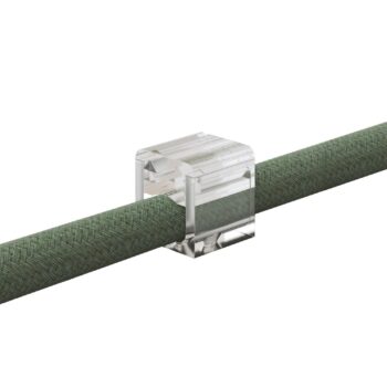 Sieninis/lubinis laido fiksatorius Cube Clip mini, su laidu